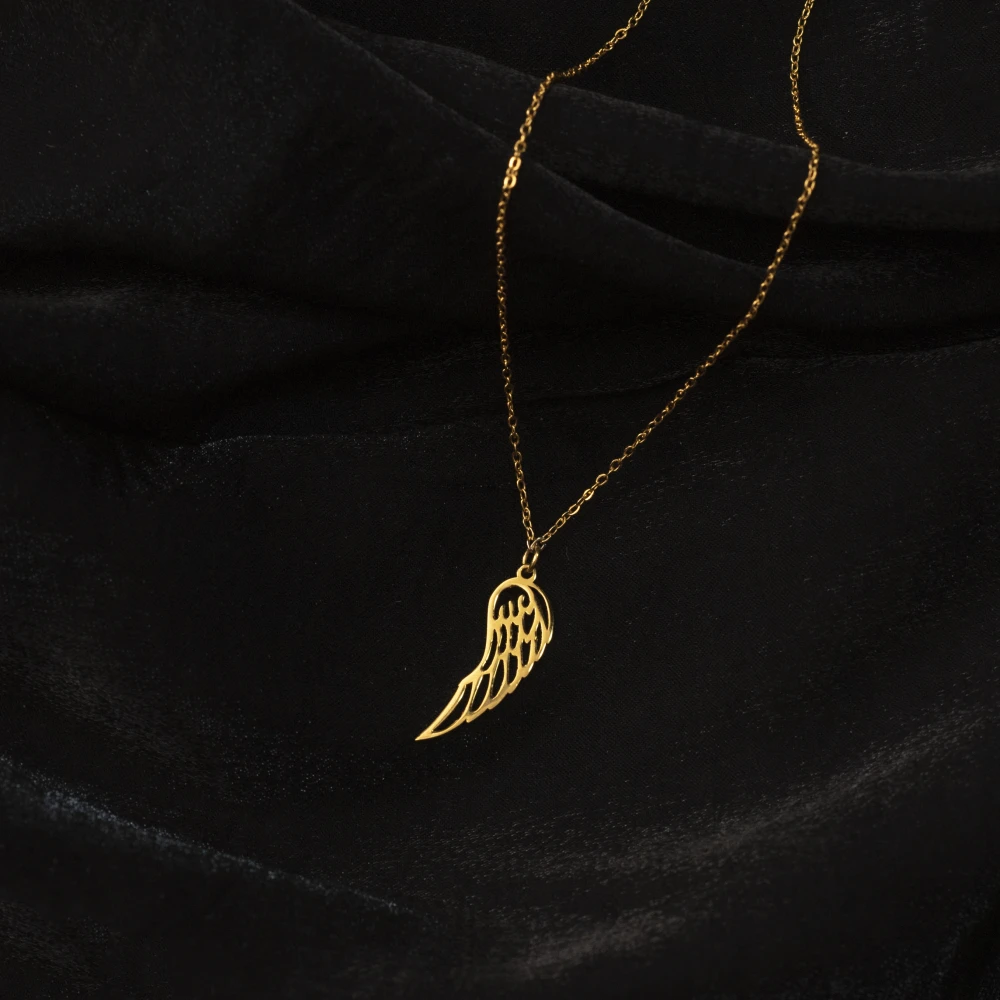 Singular Angel Wing Necklace