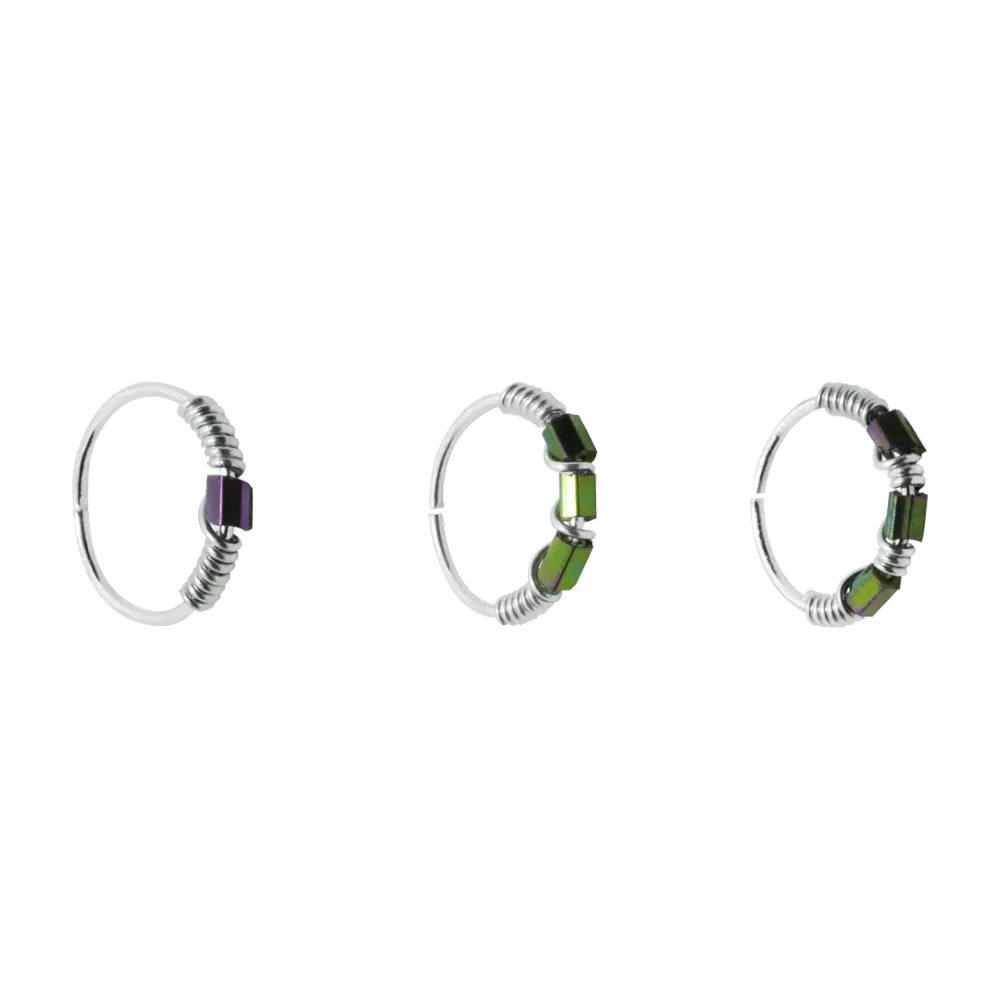 Exotic Green Stone Piercing 