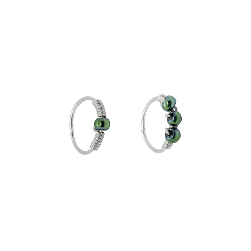Dark Green Pearl Piercing