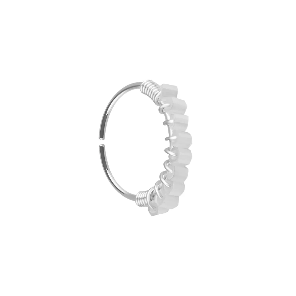 Hoop Ring Silver Sterling Ear Piercing