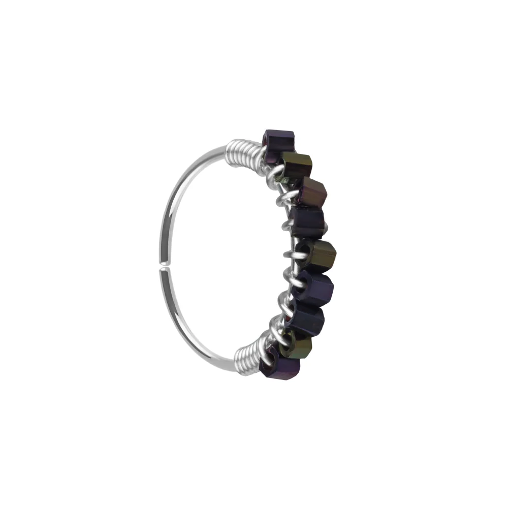 Hoop Ring Silver Sterling Ear Piercing