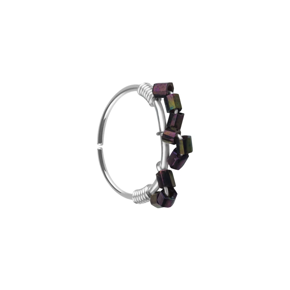 Hoop Ring Silver Sterling Ear Piercing