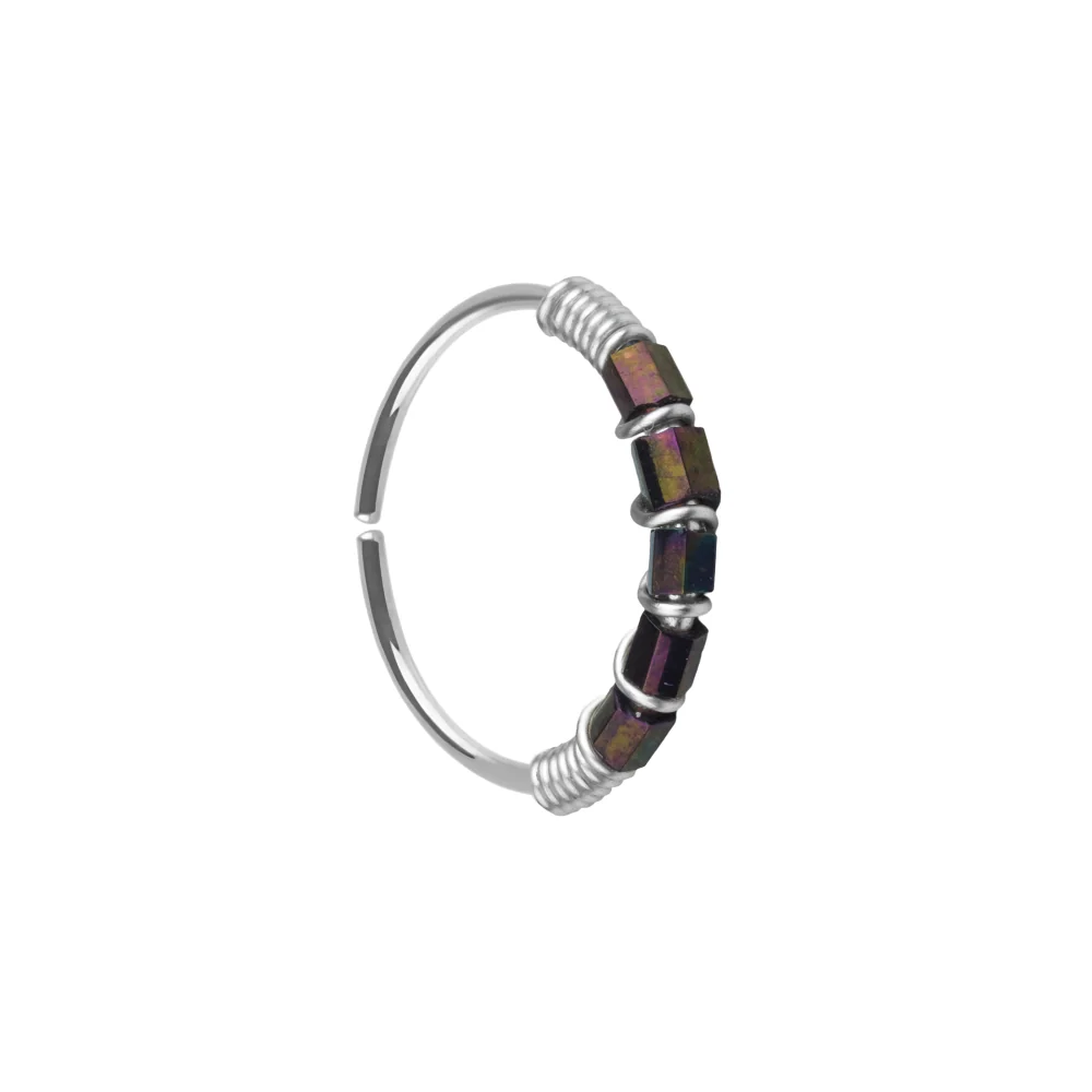 Hoop Ring Silver Sterling Ear Piercing