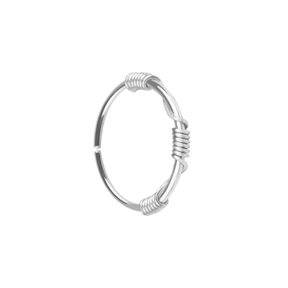 Hoop Ring Silver Sterling Nose Piercing
